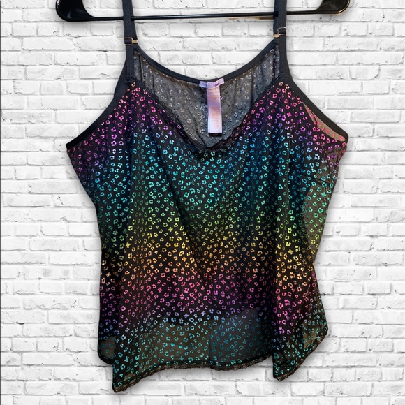 Savage X Fenty Party Foil Leopard Cami - Picture 2 of 5